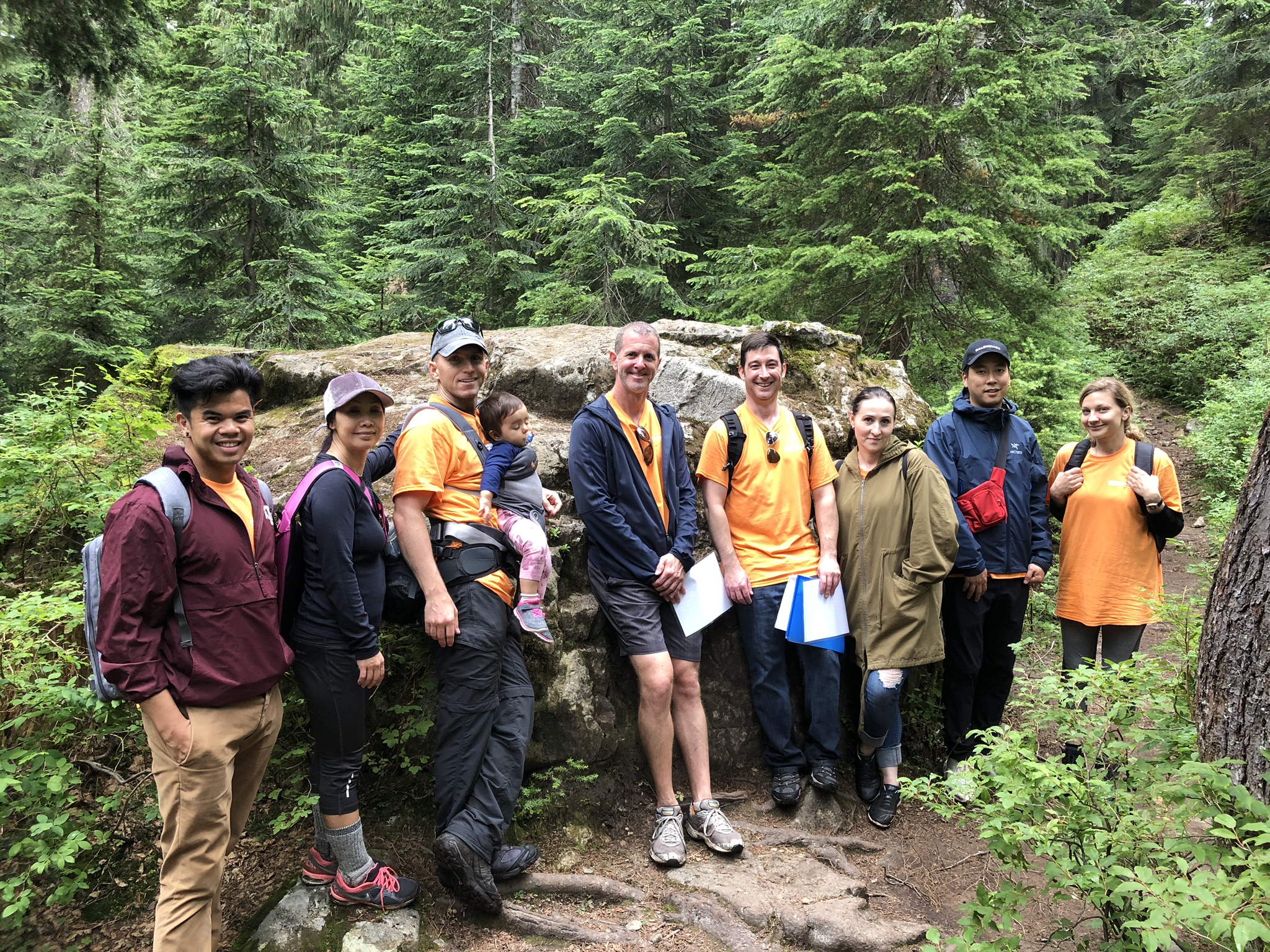 collabor8 team members outdoors together